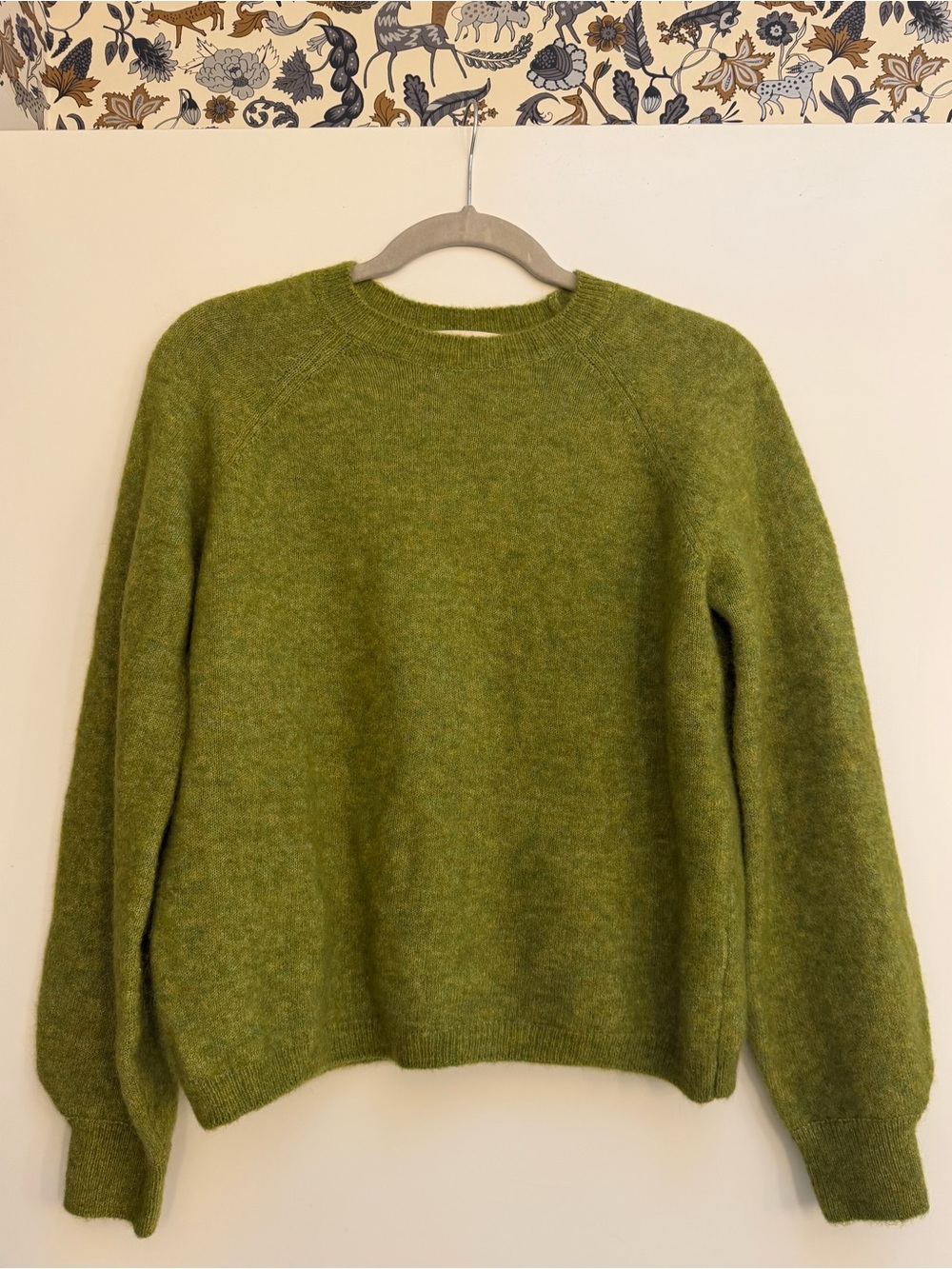 Sézane Louisa Sweater in Arizona Green - M